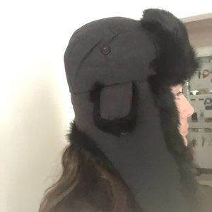 Crown Cap Aviator Fur hat, Size Medium